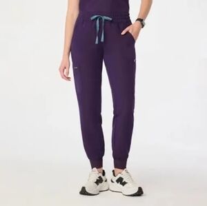 Figs Purple Jam High Waisted Uman Relaxed Jogger